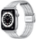Rrip milanez 4wrist për Apple Watch 42, 44, 45, 49 mm, i argjendtë