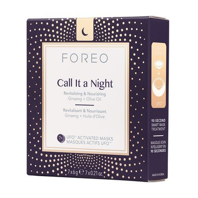 Maskë ushqyese për rinovim të lëkurës Foreo UFO Call It a Night (Activated Mask), 7 x 6 g