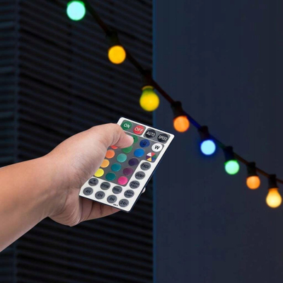 Varg dritash LED RGB me telekomandë, 7.5W, IP44, shumëngjyrëshe