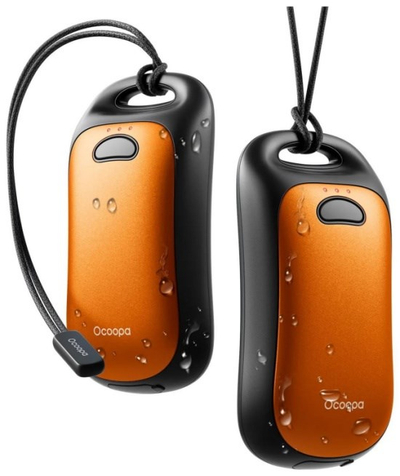 Ngrohës elektrik për duar Ocoopa UT4 Urban, 2x3000 mAh, IP45, portokalli