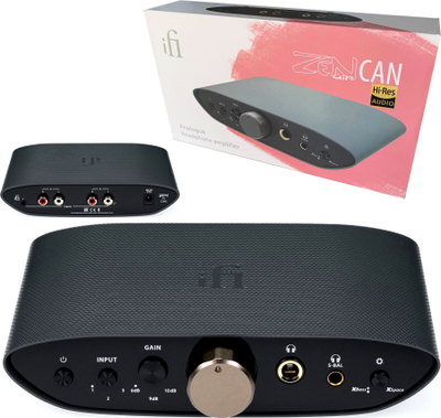 Përforcues kufjesh iFi Audio ZEN Air CAN, analog, dalje 6.3mm dhe 4.4mm, gri e errët