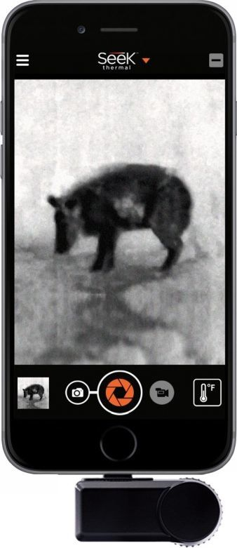 Aparat fotografik portativ SeeK Thermal Compact XR për iOS, i zi