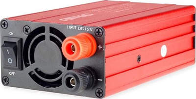 Inverter për makinë AMiO 02470, 12V në 220V, 300W, i kuq