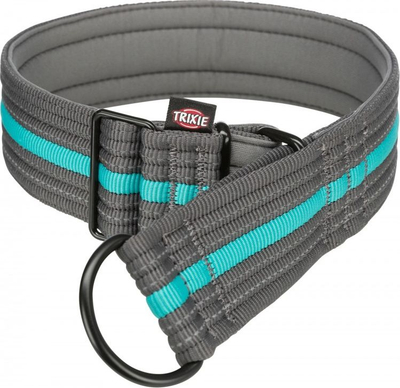 Qafore për qen Trixie Fusion Anti-Pull M-L, neopren, reflektuese, gri blu