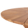 Tavolinë ngrënieje Homus Excess HM9868, rrumbullakët 130cm, dru teak, ngjyrë natyrale matte