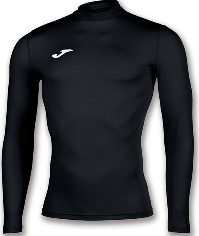 Bluzë kompresuese Joma Brama Academy 101018.100, me mëngë të gjata, qafë golf, e zezë