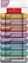 Set markerësh Faber-Castell Textliner 46 Metallic, 8 copë, shumëngjyrësh metalik