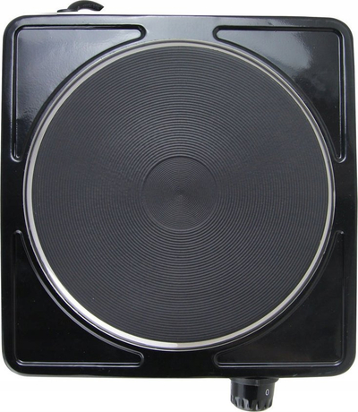 Plitë elektrike Haeger Disc, 1500W, diametër 16.5cm, e bardhë