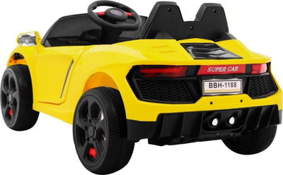 Makine elektrike për kalamaj Future Battery Car, me telekomandë, MP3 USB, e verdhë