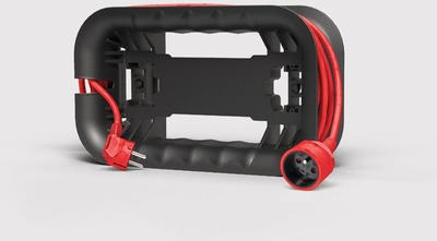 Mbajtëse kabllosh Qbrick System Cable Winder, set montimi, plastikë, e zezë