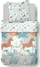 Set mbulesë jorgani Univers Décor Happy Unicorn, 140 x 200 cm, 100% pambuk, shumëngjyrësh
