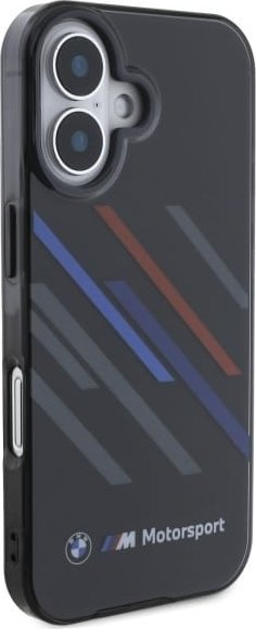 Mbrojtëse telefoni BMW Motorsport BMHCP16M23HTRAK për iPhone 16 Plus 6.7", hardcase, e zezë