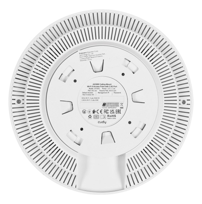 Access point Cudy AP3000, WiFi 6, 2976 Mbit/s, i bardhë