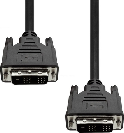 Кабел DVI-D ProXtend 18+1, 1 m, дигитално видео, црн