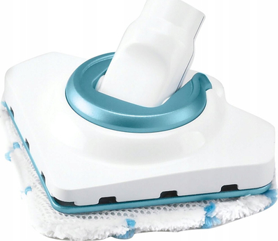 Kokë pastrimi me avull Black+Decker FSMHDA XJ, formë delta, me jastëk mikrofibre, e bardhë