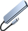 USB HUB Tech-Protect (9589046919367), 1x USB-C + 2x USB-A 3.0, i hirtë 