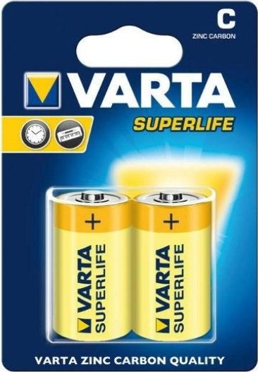 Bateri Varta Superlife C / R14, 2 copë