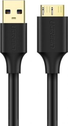 Kabllo Ugreen USB-A - Micro-B, 2m, e zezë