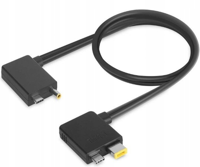 Kabllo Lenovo Thunderbolt 3, 0.6m, USB C, i zi