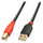 Kabllo USB Lindy 42761, USB A me USB B, 10 m, e zezë