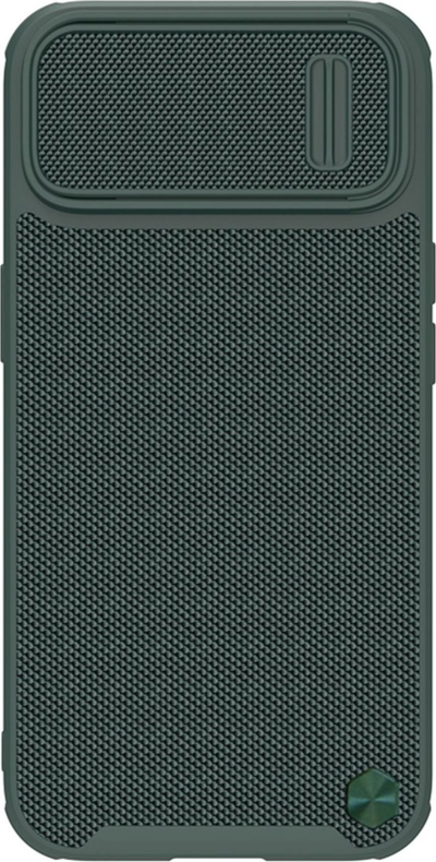Këllëf telefoni Nillkin Textured S për iPhone 14 Pro Max, me mbrojtje kamere, jeshile e errët