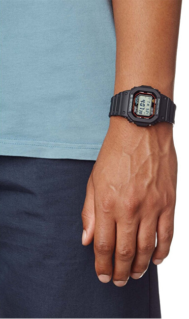 Orë dore për meshkuj Casi G-Shock Style GW-M5610-U1ER, e zezë