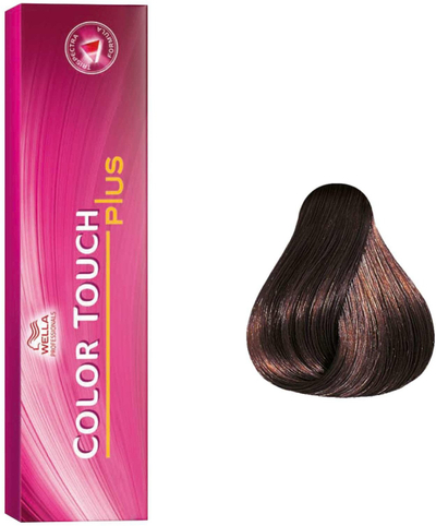 Ngjyrë flokësh Wella Color Touch Plus 55/07, demi-permanente, kafe natyrale intensive