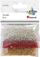 Rruaza plastike Titanum Beads, set 3x15 g, ngjyra metalike e kuqe, argjend edhe ari