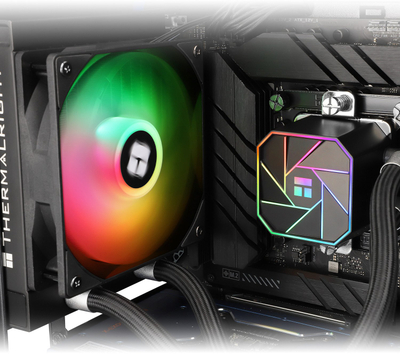 Ftohës ujor CPU Thermalright Aqua Elite 120 V3, 120mm, ARGB, i zi