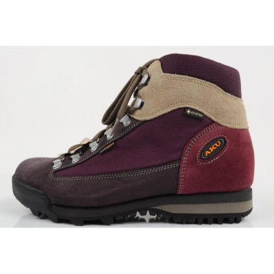 Këpucë trekking për femra Aku Ultra Light Original GTX, GORE-TEX, taban Vibram, burgundy violet