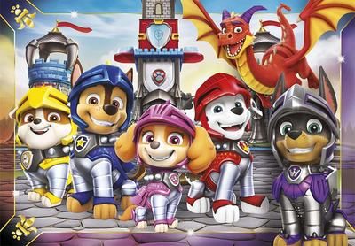 Puzzle CLEMENTONI Supercolor PAW Patrol, 2x60 copa, 5+, me ngjyra