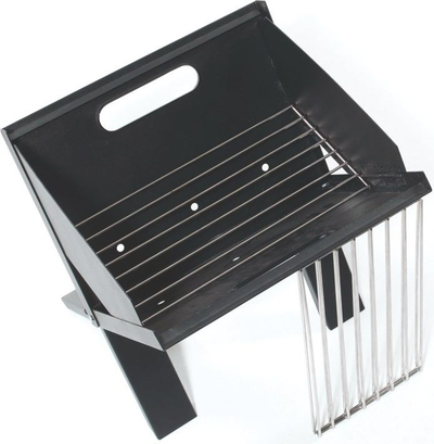 Grill portativ me prush Outwell Cazal, palosës, i vogël, i zi