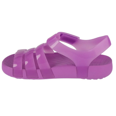 Sandale fëmijësh Crocs Isabella Jelly Sandal Jr 209837-6WQ, material xheli, rozë