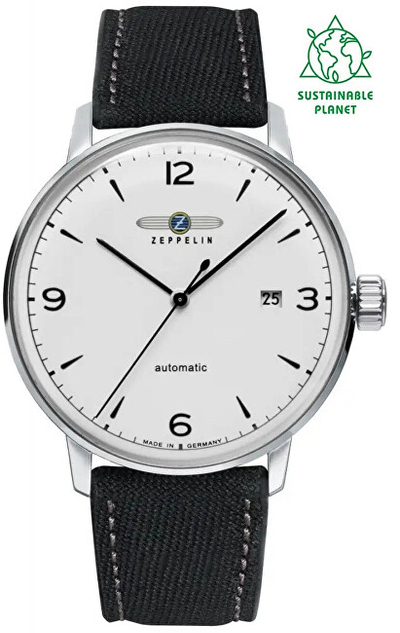 Orë për meshkuj Zeppelin LZ 129 Hindenburg Automatic 8064-1_N, e zezë