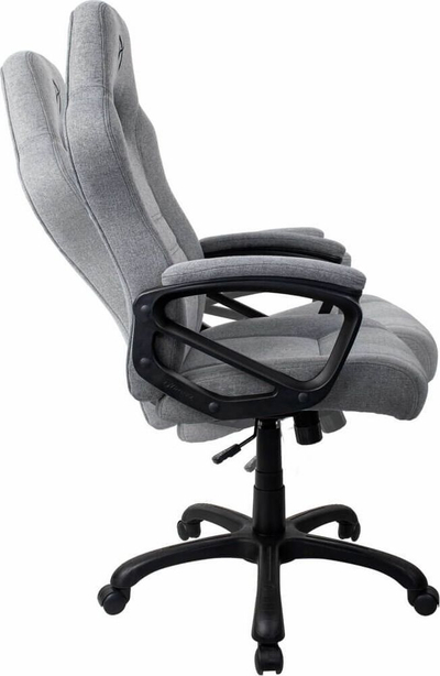 Karrige gaming Arozzi Enzo me pëlhurë të endur, ergonomike, me lëkundje, gri e çelët
