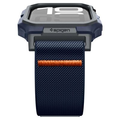 Rrip ore Apple Watch Spigen Lite Fit Pro, Series 10 46mm, TPU poliester, blu navy