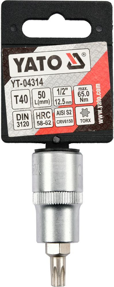 Bit Torx Yato, 1/2", T40 x 55 mm