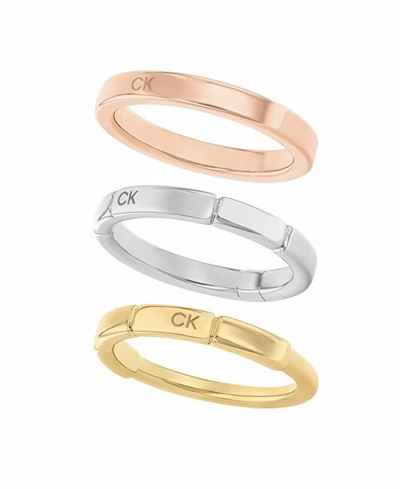 Unazë Calvin Klein 3 in 1 Soft Squares 35000458