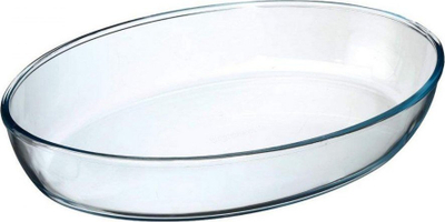 Pjatë servirje 5five, qelq transparent, 35 x 25 cm