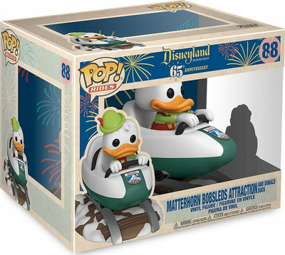 Колекционерска фигура Funko POP Ride Disney 65th Donald Duck Matterhorn, винил, повеќебојна