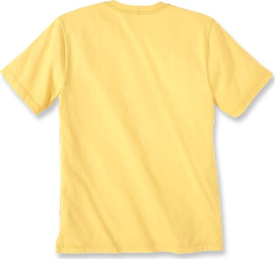Bluzë Carhartt relaxed fit, material i trashë, me shkrim përpara, me mëngë të shkurtra, për burra, ngjyra Sundance Heather, madhësia L