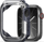 Mbrojtëse ore Dux Ducis Tamo për Apple Watch Series 10 46mm, PC edhe silikon, transparente blu