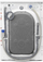 Lavatrice AEG 9000 Series AbsoluteCare, 10 kg, me ekran dixhital, bardh e zi