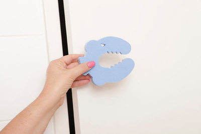 Mbivendosje në derë Dreambaby Shark (DRE000155), e kaltër