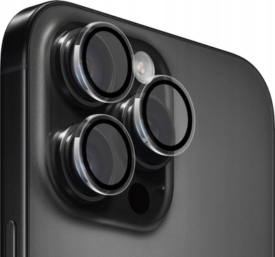 Mbrojtëse lente për kamera Mobile Origin Easy Lens Guards, për iPhone 16, transparente