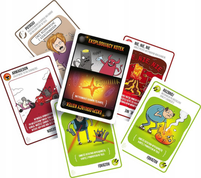 Loja me letra Rebel Exploding Kittens Good vs Evil, 55 letra, për 2 5 lojtarë, shumëngjyrëshe