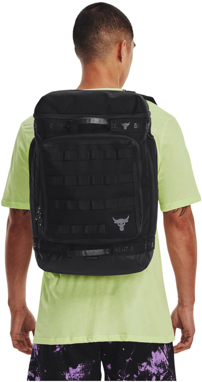 Shpinore Under Armour Project Rock Pro Box, ndarës për laptop, rezistente ndaj ujit, e zezë