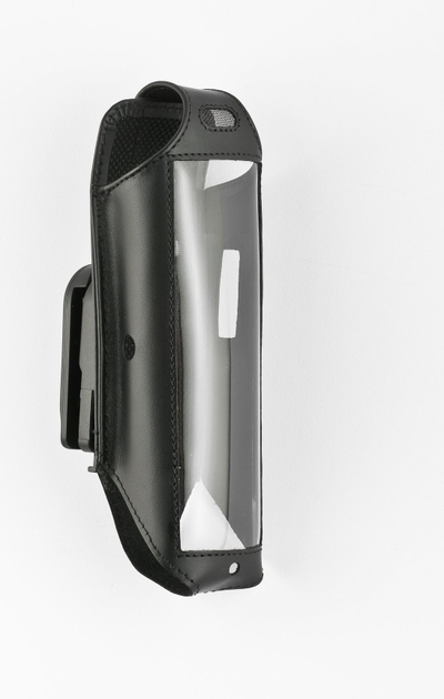 Etui lëkure SORYT për telefon Unify OpenScape R6, me klips rrotullues, i zi