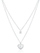 Qafore për femra JVD SVLN0366X61BI45, 45 cm, e argjendtë