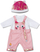 Облека за кукли Baby Born Onesie со капа, за кукли 43cm, комплет, многуобоена